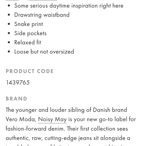 NWT Snake Print Joggers Size Medium - Picture 7 of 7